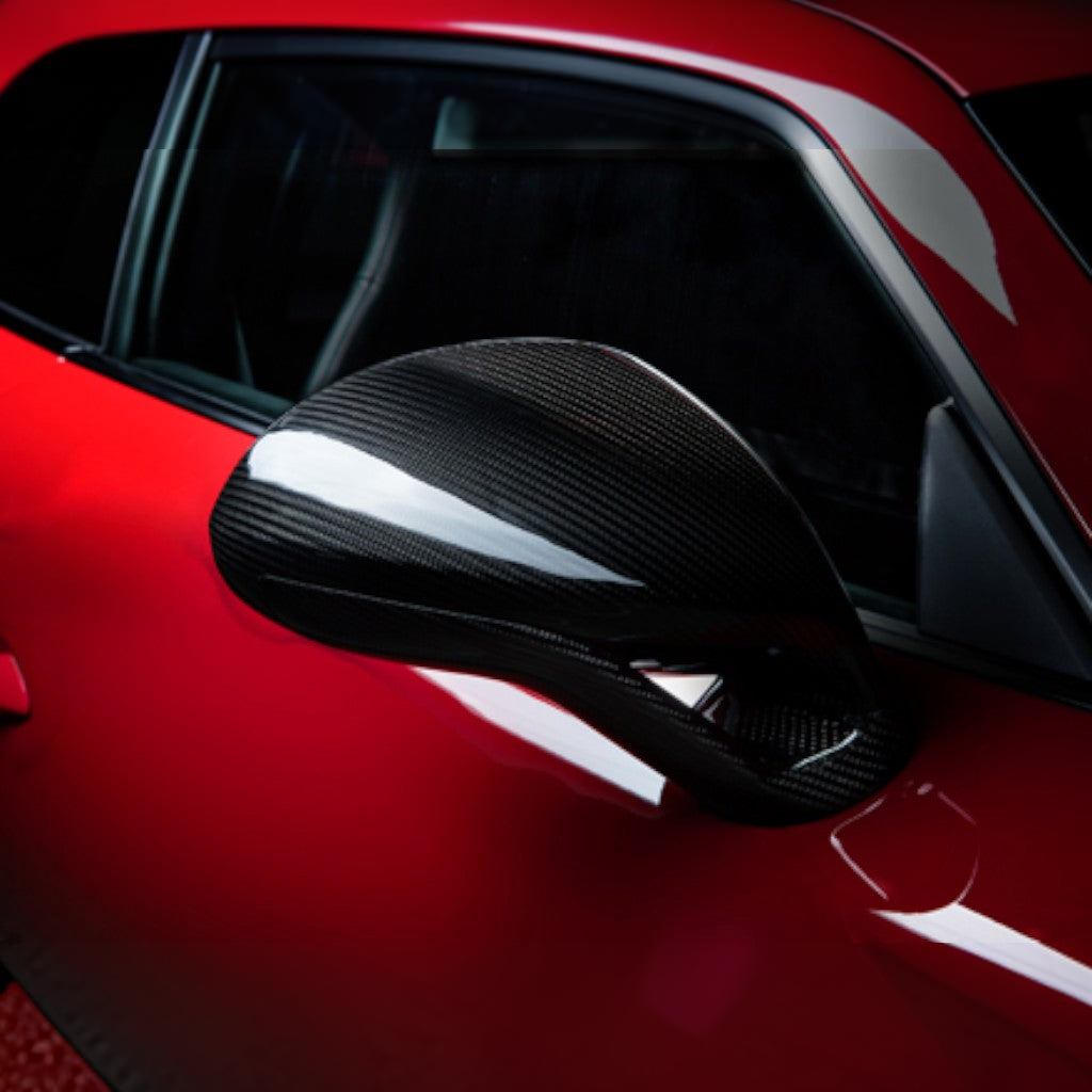 TECHART 091.121.861.CCC Left/Right SportDesign Side Mirror (Carbon,LHD), Custom Color Photo-1 