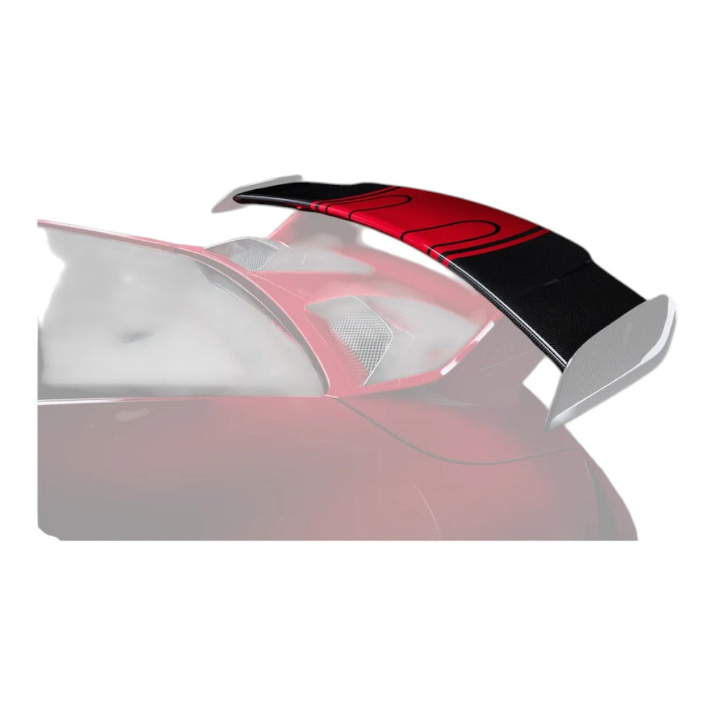 TECHART 091.121.872.009 Rear Spoiler (Carbon),Partial Coating for PORSCHE 911 GT3/GT3 Touring (991.2) Photo-8 