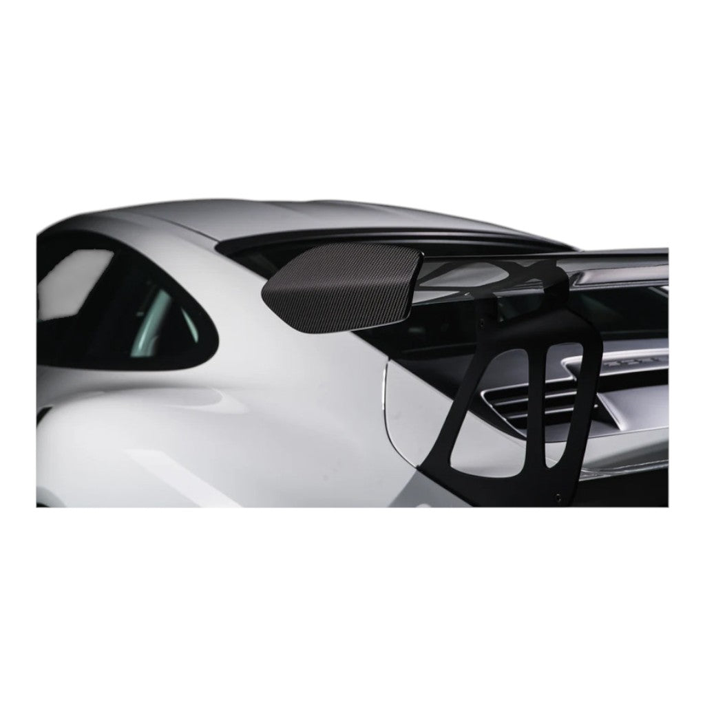 TECHART 091.121.890.009 Rear Spoiler Trims, Carbon Matte for PORSCHE 911 GT3RS (991.1) Photo-2 
