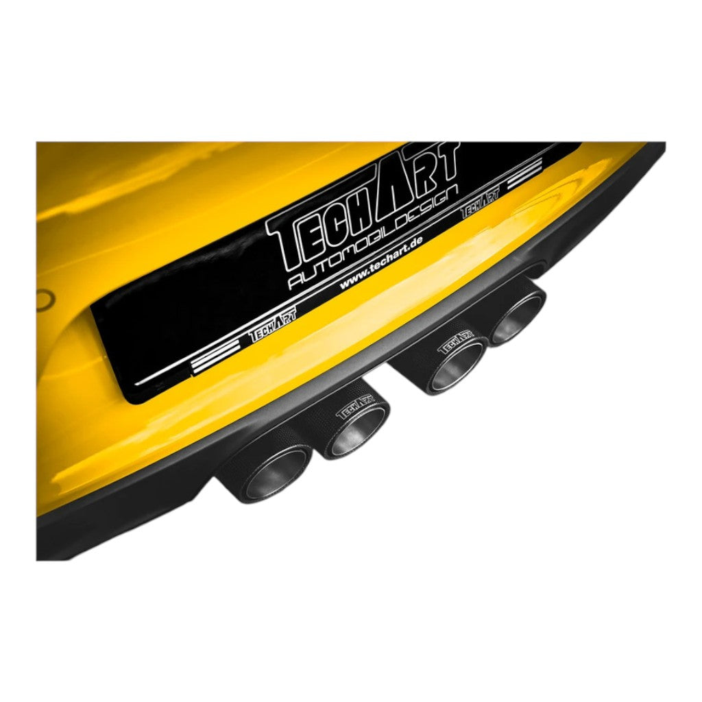 TECHART 091.310.500.009 Exhaust System Centered Outlet (Valve-Conrolled) for PORSCHE 911 Carrera S/4S (991.2) Photo-2 