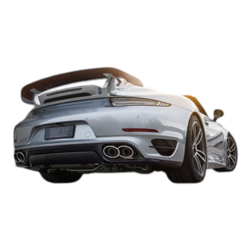 TECHART 091.310.960.009 Stainless Steel Sport Tailpipes, Chromed for PORSCHE 911 Turbo/Turbo S (991.1) Photo-4 