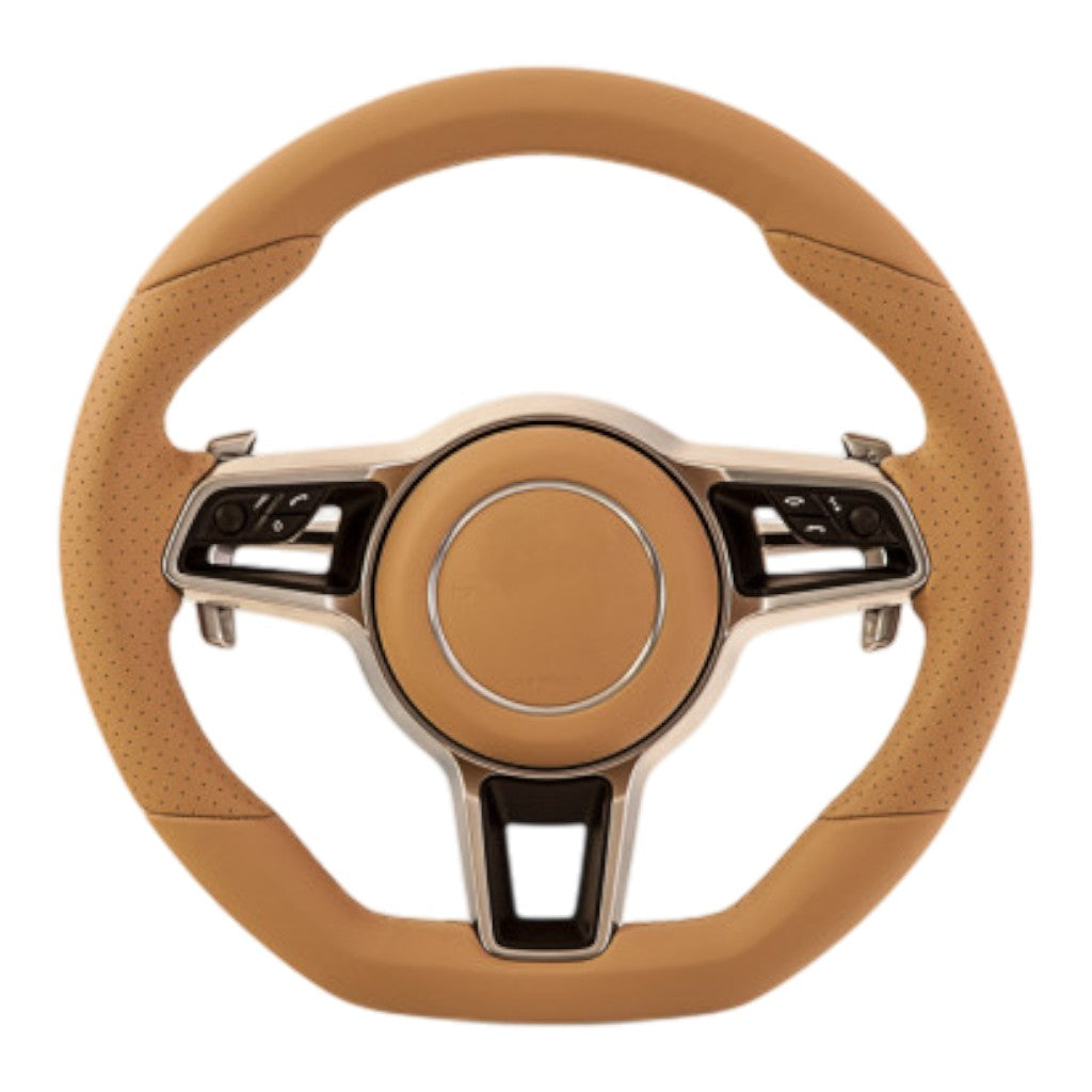 TECHART 091.430.376.CCC 3-Spokes Steering Wheel Type 6, Leather Photo-0 