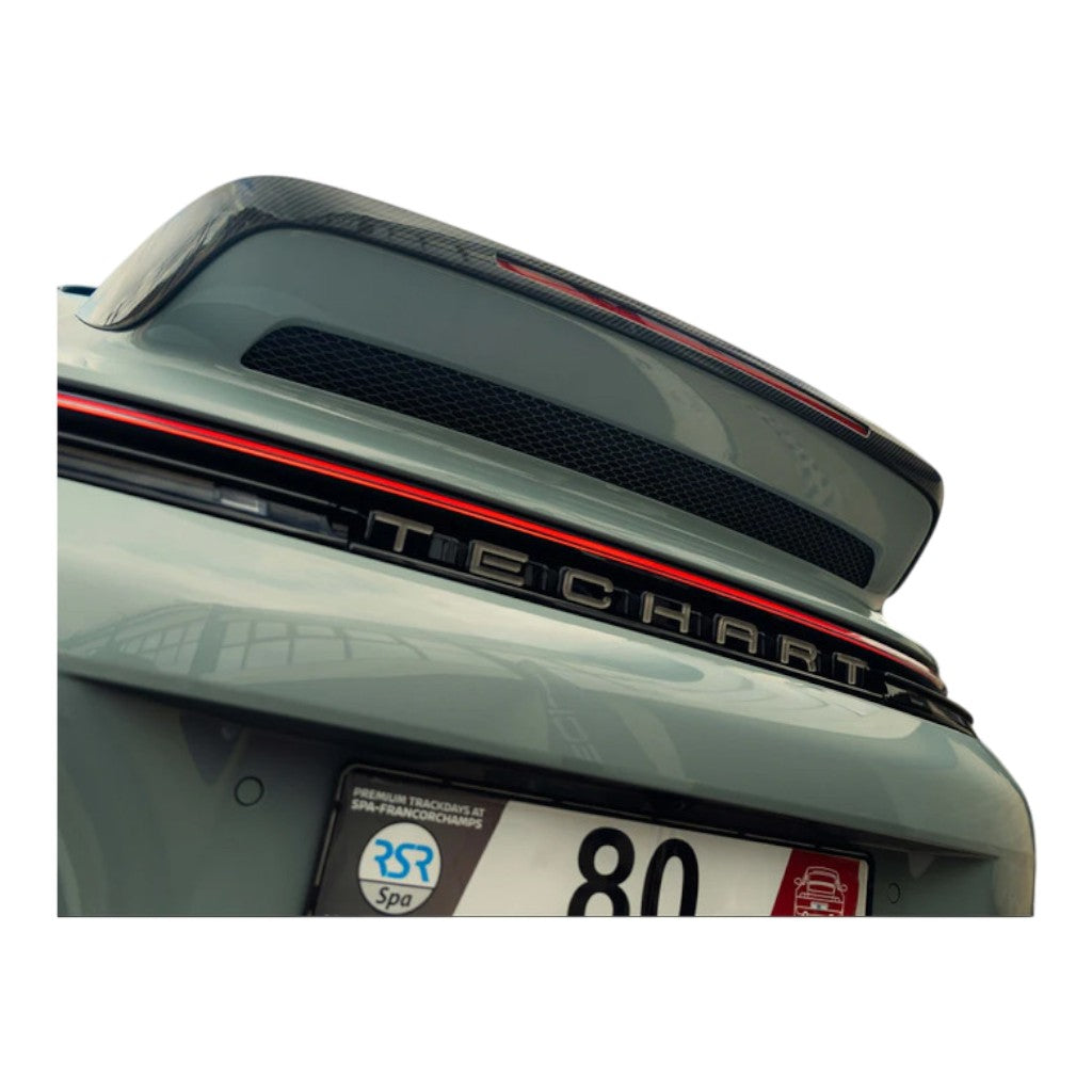 TECHART 092.100.712.009BLK Rear Lettering TECHART, Black for PORSCHE 911 Carrera 4/T/S/4S/GTS/4 GTS/Turbo S/GT3/GT3 Touring (992.2) Photo-0 