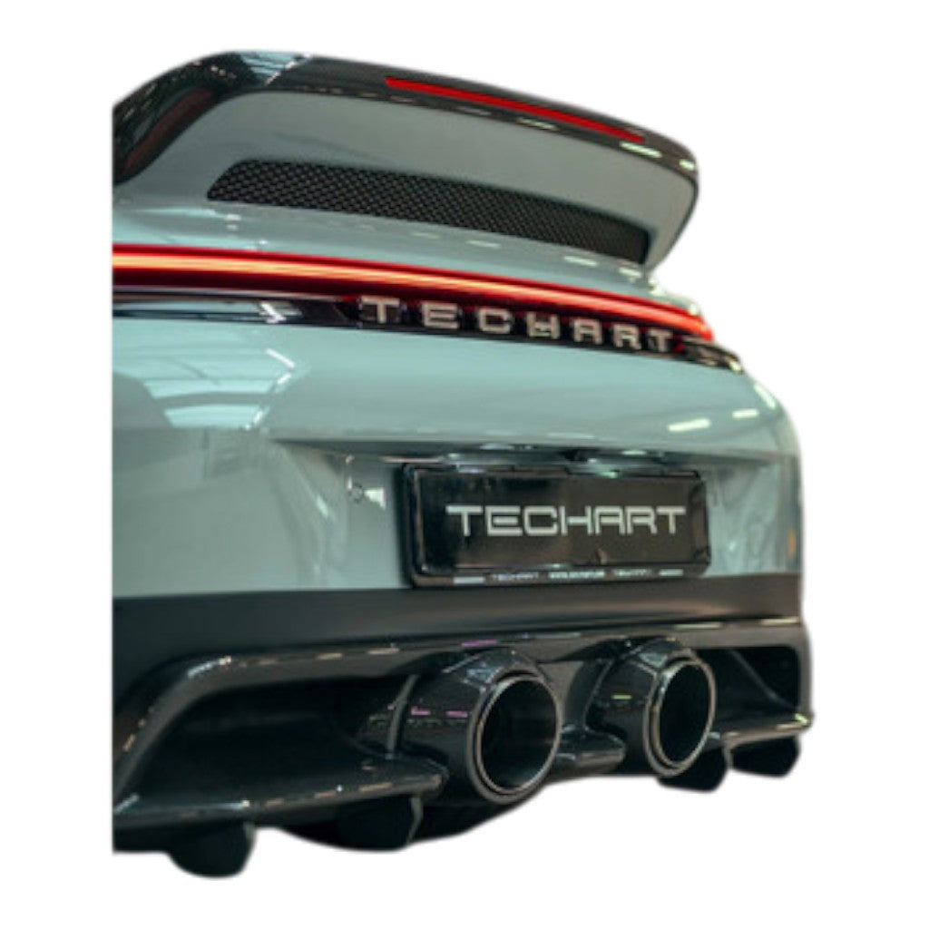 TECHART 092.100.712.009SIL Rear Lettering TECHART, Silver for PORSCHE 911 Carrera 4/T/S/4S/GTS/4 GTS/Turbo S/GT3/GT3 Touring (992.2) Photo-1 