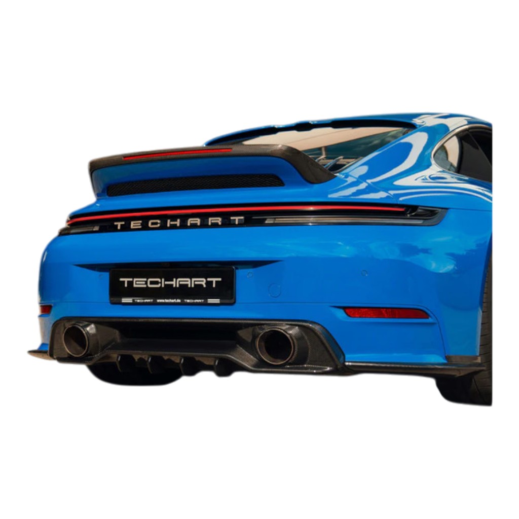 TECHART 092.100.712.009SIL Rear Lettering TECHART, Silver for PORSCHE 911 Carrera 4/T/S/4S/GTS/4 GTS/Turbo S/GT3/GT3 Touring (992.2) Photo-3 