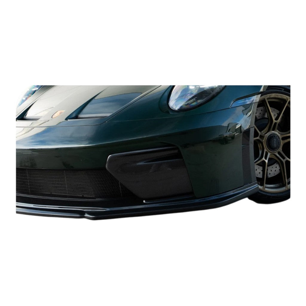 TECHART 092.121.172.009M Front Intake Trims, Carbon Matte for PORSCHE 911 GT3 / GT3 Touring (992.2) Photo-0 