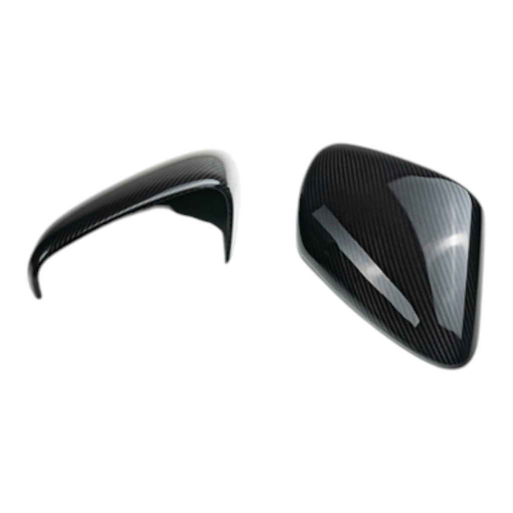 TECHART 092.121.320.009G Side Mirror Trims, Carbon Glossy (LHD) Photo-0 