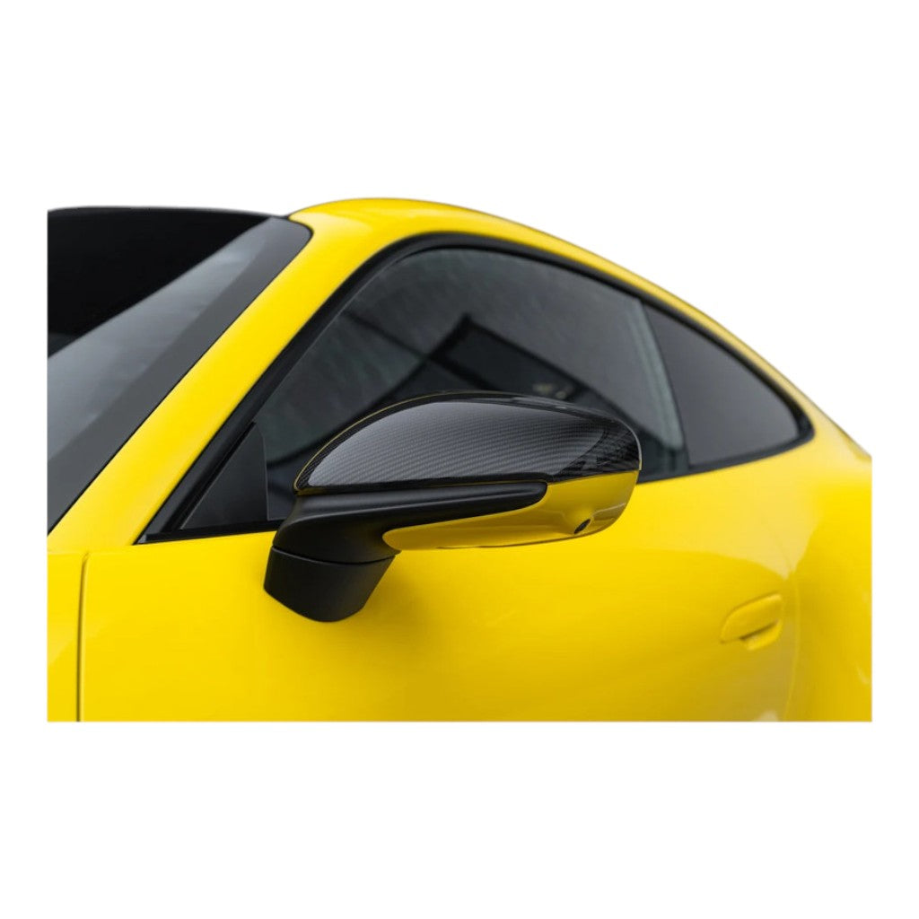 TECHART 092.121.320.009G Side Mirror Trims, Carbon Glossy (LHD) Photo-1 