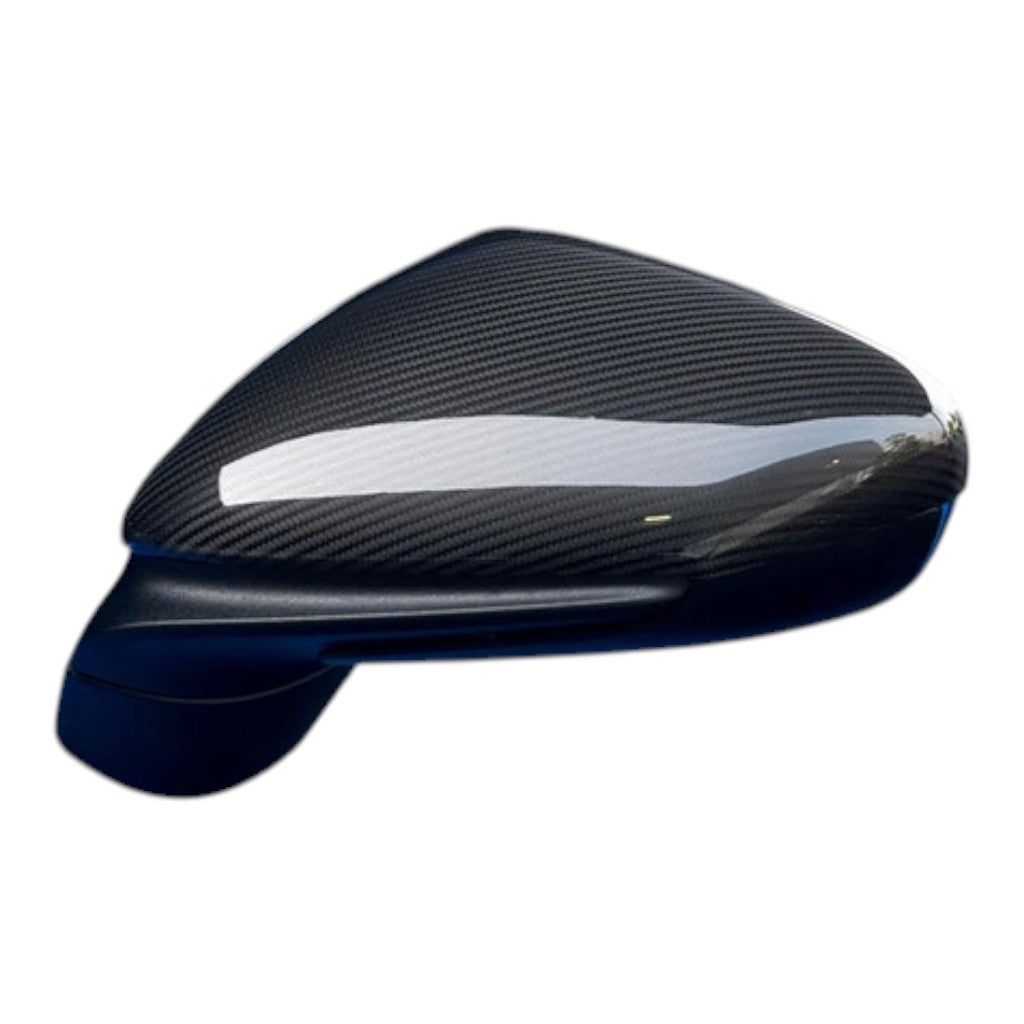 TECHART 092.121.320.009M Side Mirror Trims, Carbon Matte (LHD) Photo-2 