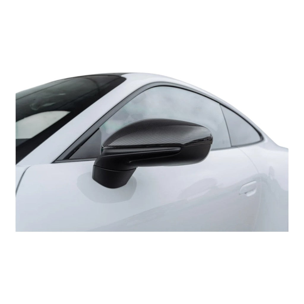 TECHART 092.121.320.009M Side Mirror Trims, Carbon Matte (LHD) Photo-4 