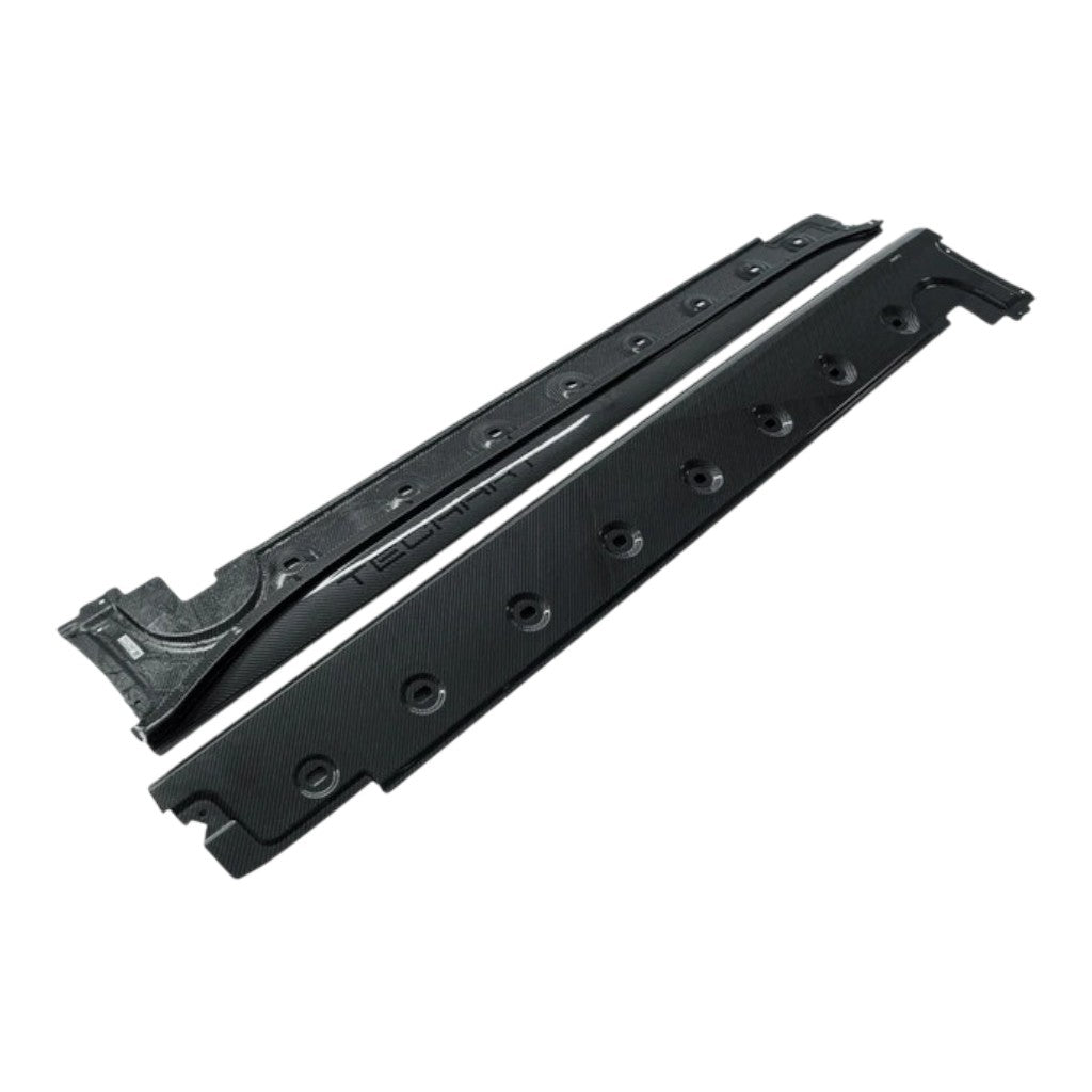 TECHART 092.121.350.009M-02 Side Skirts with TECHART Logo, Carbon Matte for PORSCHE 911 Carrera 4/T/S/4S/GTS/4 GTS/GT3/GT3 Touring (992) Photo-0 