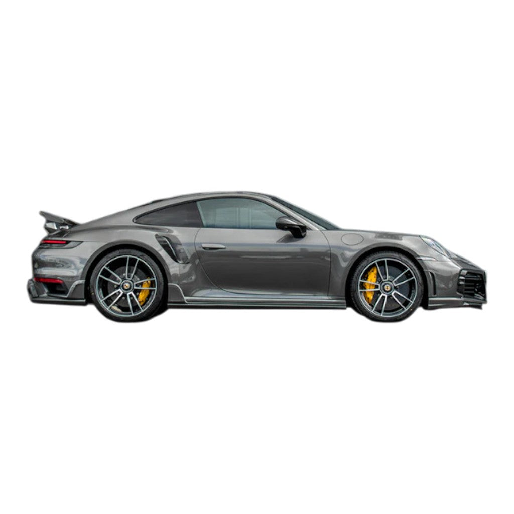 TECHART 092.121.357.009M-01 Side Skirts with Carbon Insert, Matte for PORSCHE 911 Turbo (992.1) / Turbo S (992) Photo-9 