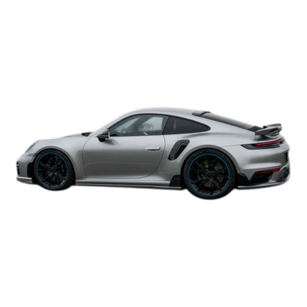 TECHART 092.121.357.009M-01 Side Skirts with Carbon Insert, Matte for PORSCHE 911 Turbo (992.1) / Turbo S (992) Photo-4 