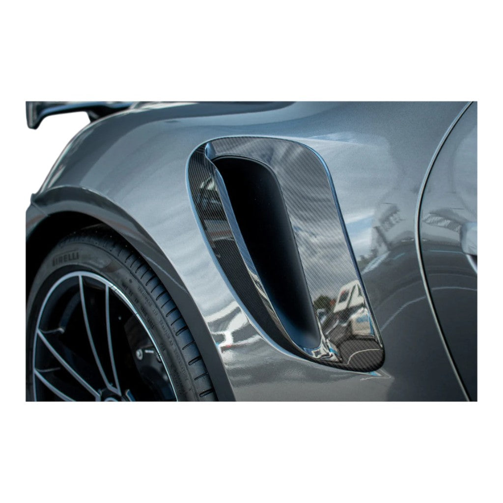 TECHART 092.121.480.009G Air Intake Kit, Visible Carbon Glossy for PORSCHE 911 Turbo (992.1) / Turbo S (992) Photo-2 