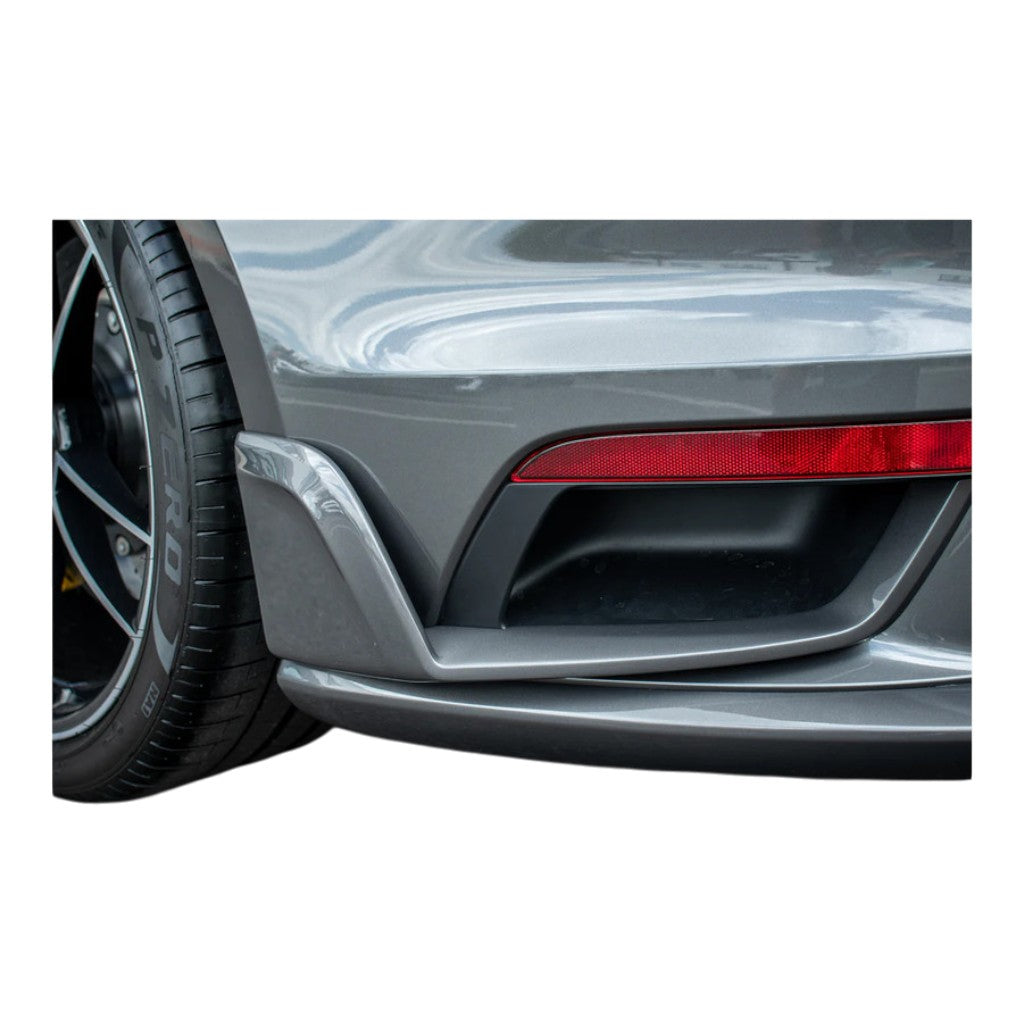 TECHART 092.121.584.009G Rear Apron Air Outlet, Visible Carbon Glossy for PORSCHE 911 Turbo/Turbo S (992.1) Photo-3 