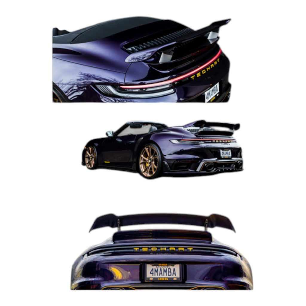 TECHART 092.121.880.009G Rear Spoiler I, Carbon Glossy for PORSCHE 911 Turbo Coupe (992.1)/Turbo S Coupe (992) Photo-5 
