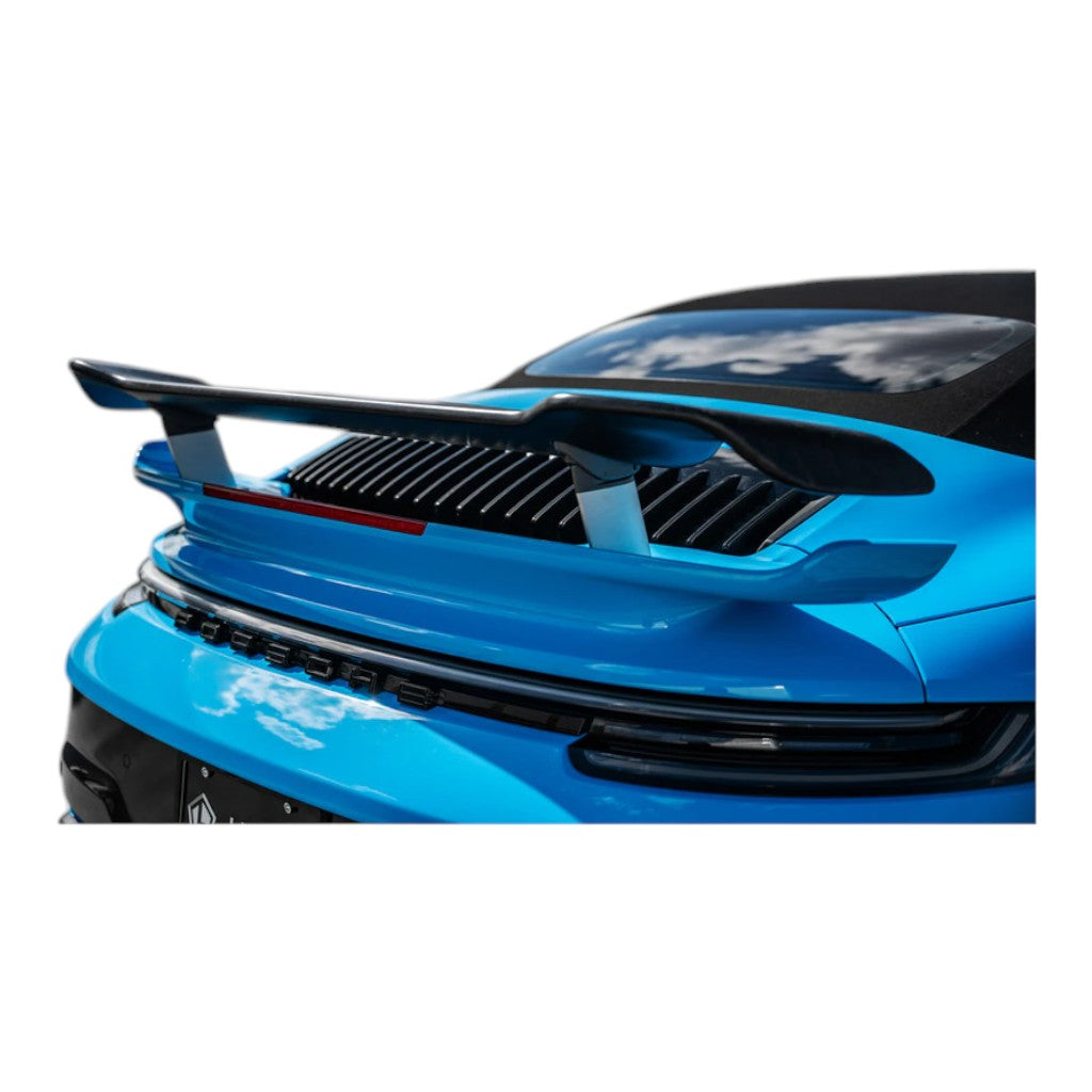TECHART 092.121.881.009G Rear Spoiler I, Carbon Glossy for PORSCHE 911 Turbo Cabrio (992.1)/Turbo S Cabrio (992) Photo-7 