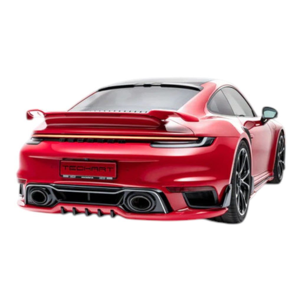TECHART 092.121.881.009M Rear Spoiler I, Carbon Matte for PORSCHE 911 Turbo Cabrio (992.1)/Turbo S Cabrio (992) Photo-1 
