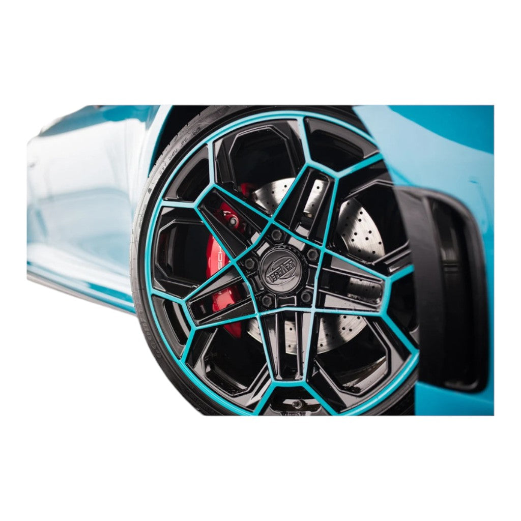 TECHART 092.2F6.115.162.CCC Rear Forged Wheel Daytona II 21x11.5 ET62,Bicolor Photo-2 