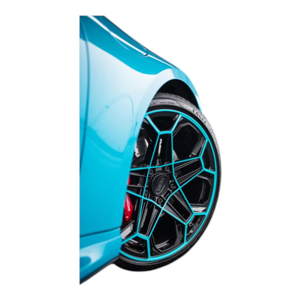 TECHART 092.2F6.902.046.CCC Front Forged Wheel Daytona II 20x9 ET46,Bicolor Photo-4 