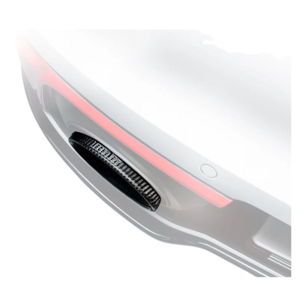 TECHART 092.310.510.009G Carbon Tail Pipe Kit, Glossy for PORSCHE 911 Carrera 4/T/S/4S/GTS/4 GTS/Turbo/Turbo S (992.1) Photo-4 