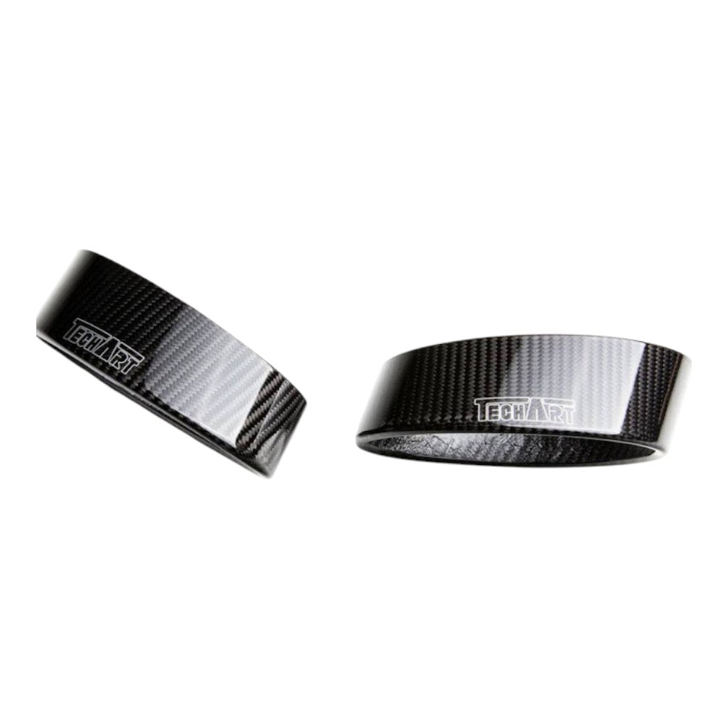TECHART 092.310.510.009M Carbon Tail Pipe Kit, Matte for PORSCHE 911 Carrera 4/T/S/4S/GTS/4 GTS/Turbo/Turbo S (992.1) Photo-0 