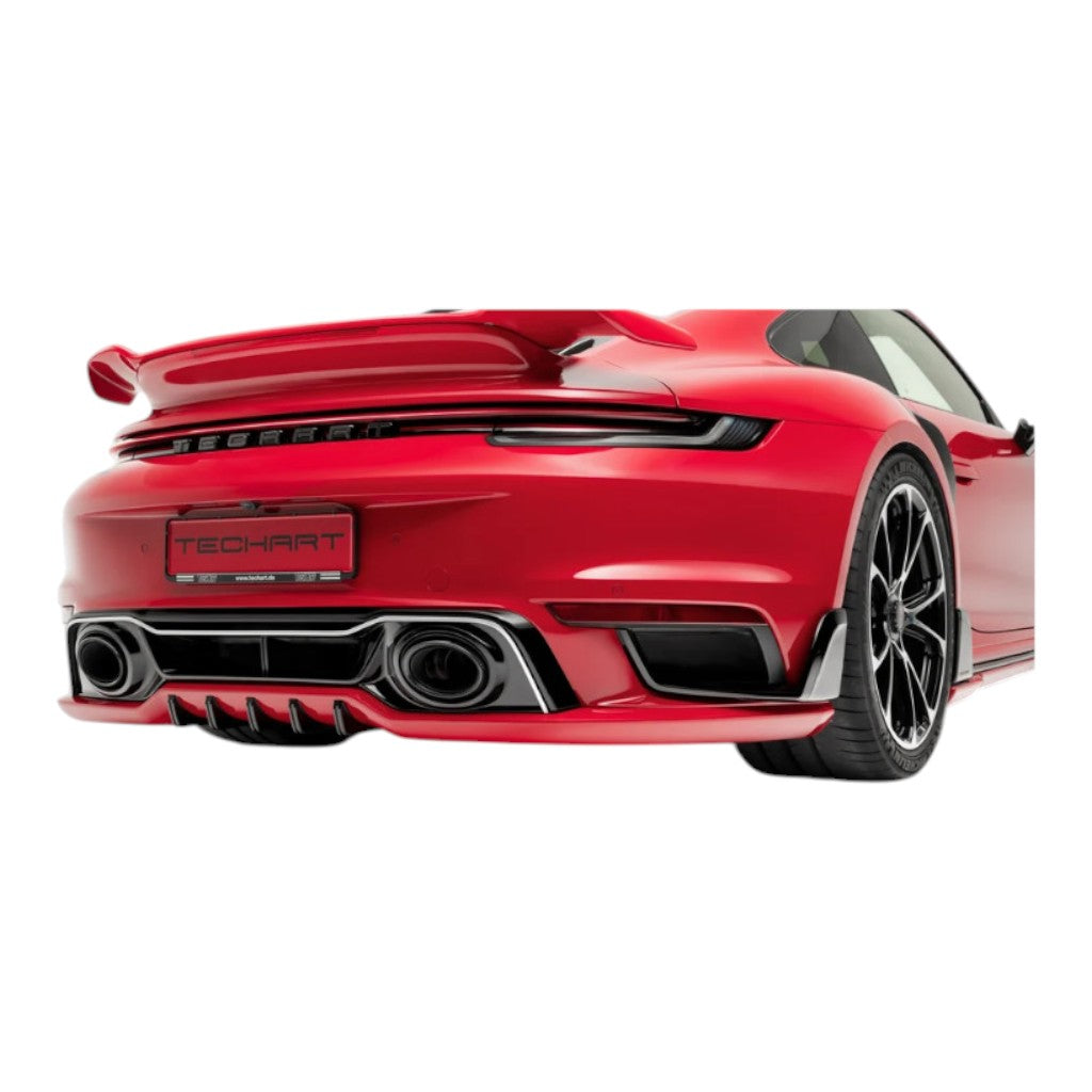 TECHART 092.310.510.009M Carbon Tail Pipe Kit, Matte for PORSCHE 911 Carrera 4/T/S/4S/GTS/4 GTS/Turbo/Turbo S (992.1) Photo-9 