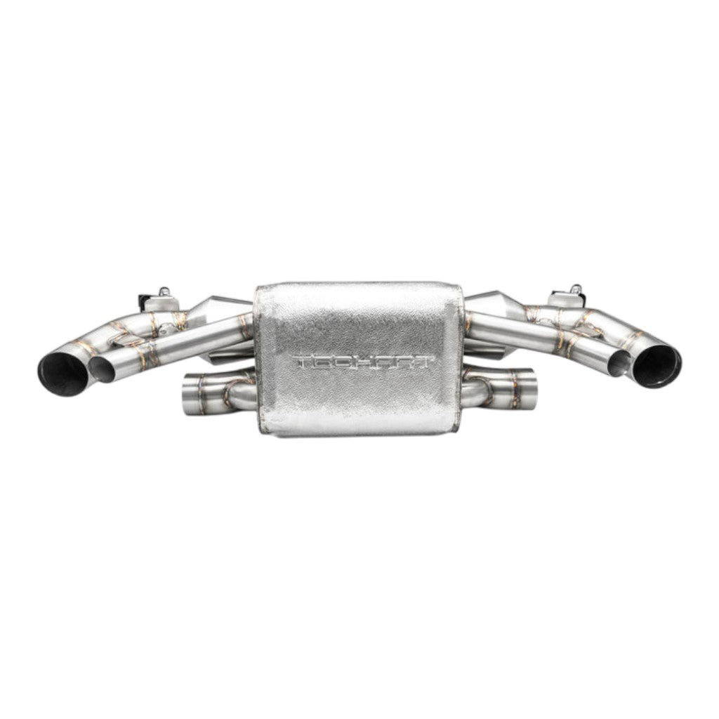TECHART 092.310.670.009 Exhaust System Sport with Valve Control for PORSCHE 911 Carrera 4/T/S/4S (992.2)/Turbo S (992.1) Photo-0 