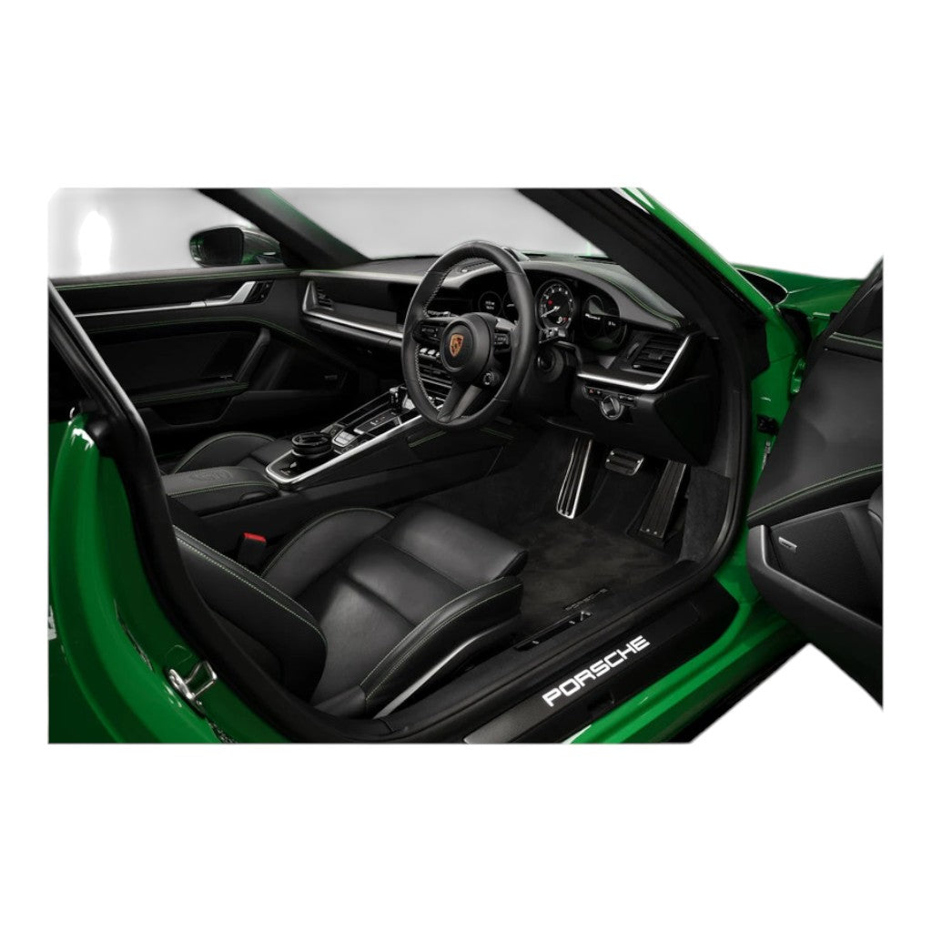 TECHART 092.410.401.CCC TECHART Floor Mat Set (LHD) for PORSCHE 911 Carrera 4/T/S/4S/GTS/4 GTS/Turbo S/GT3/GT3 Touring (992)/Turbo/GT3 RS/S/T/Dakar (992.1) Photo-2 