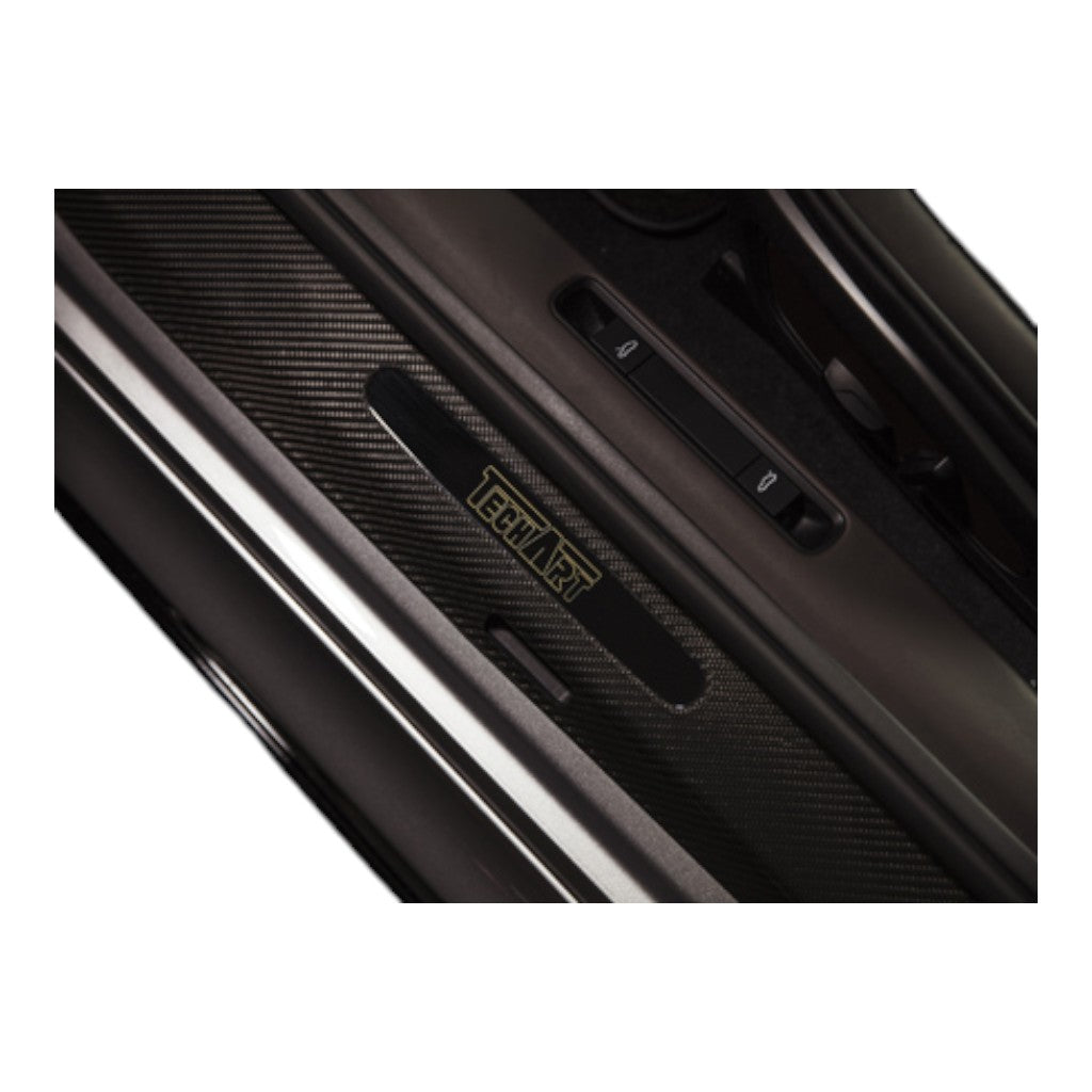 TECHART 092.421.553.CCCM Customized Door Entry Guards, Illuminated Carbon Matte Photo-0 