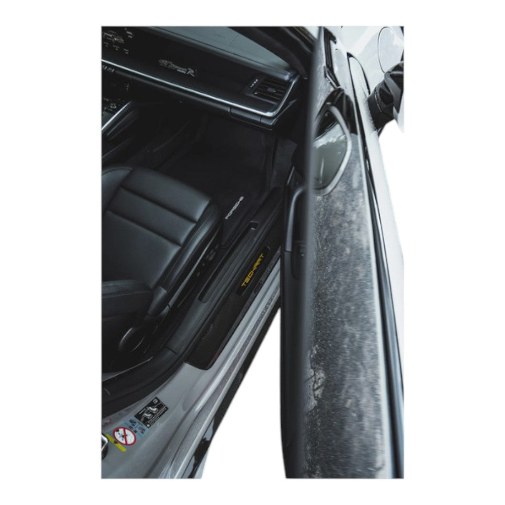 TECHART 092.421.553.CCCM Customized Door Entry Guards, Illuminated Carbon Matte Photo-2 