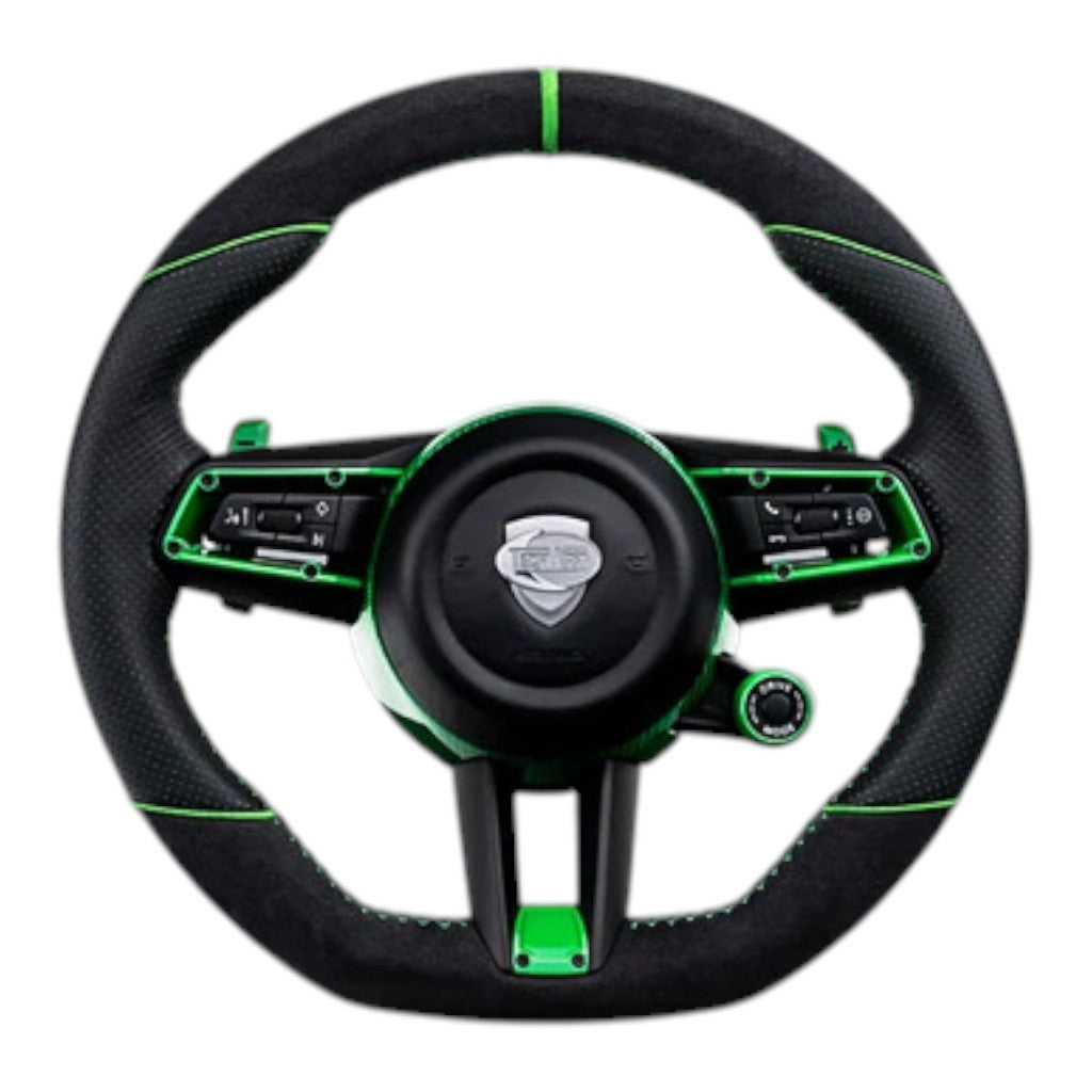 TECHART 092.430.376.CCC 3-Spokes Steering Wheel Type 6, Custom Color Photo-1 