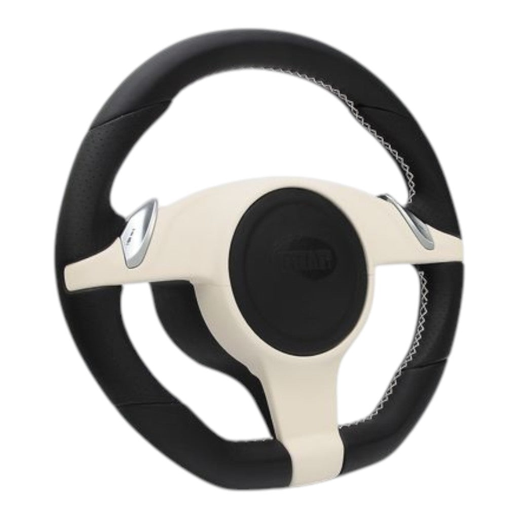 TECHART 097.430.372.CCC TECHART 3-Spokes Steering Wheel Type PDK, Leather for PORSCHE 911 Carrera 4/S/4S/GTS/4 GTS/Turbo/Turbo S/GT3/GT3 Touring (991.1) Photo-1 