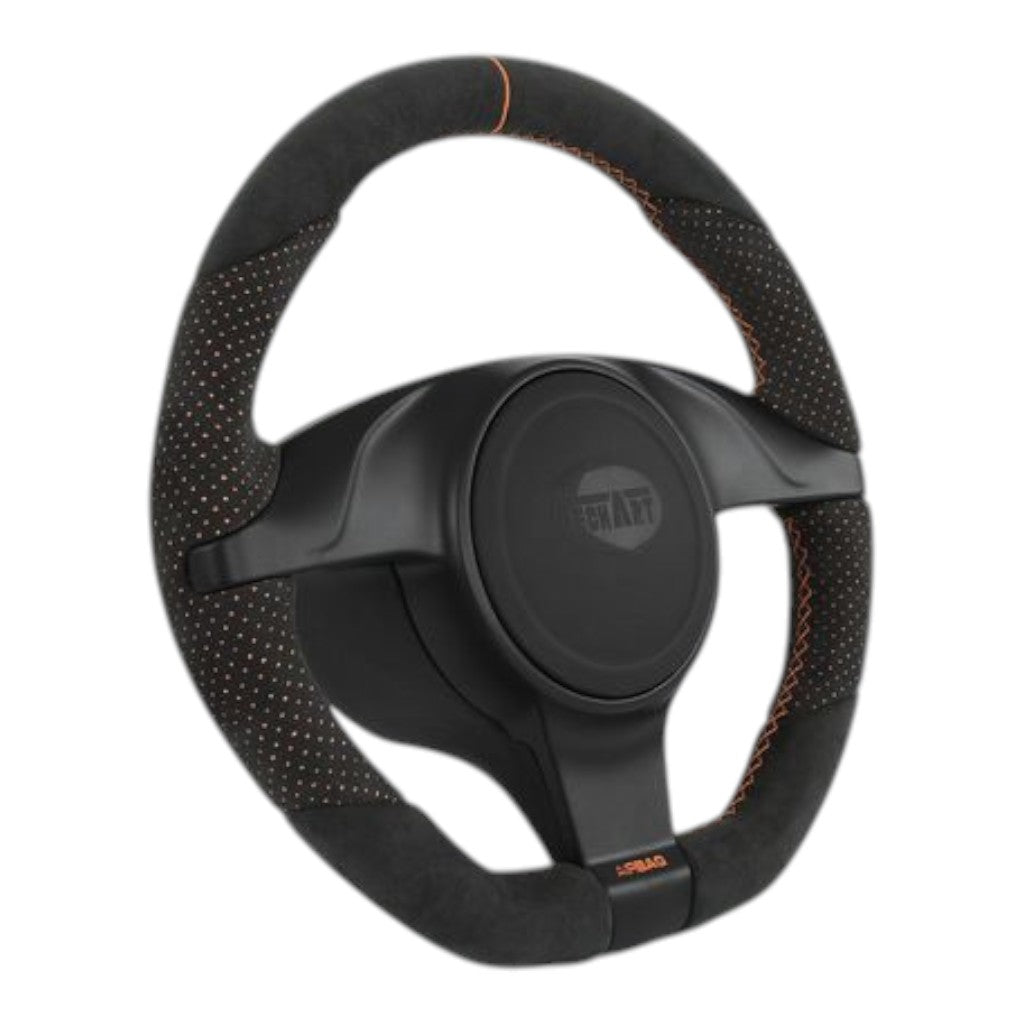 TECHART 097.430.373.CCC TECHART 3-Spokes Steering Wheel Type 3, Leather for PORSCHE 911 Carrera 4/S/4S/GTS/4 GTS (991.1) Photo-1 