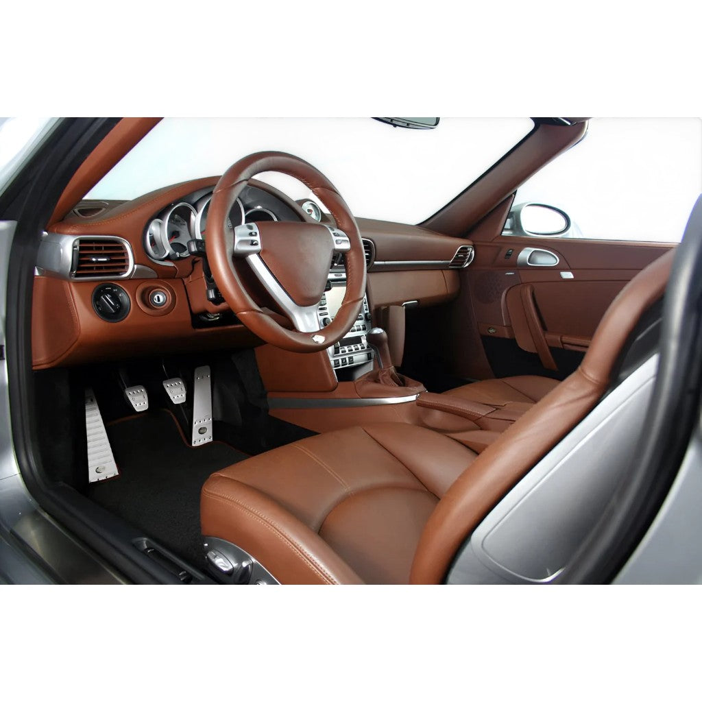 TECHART 097.460.452.009 Aluminum Foot Rest (LHD), Titan Photo-1 
