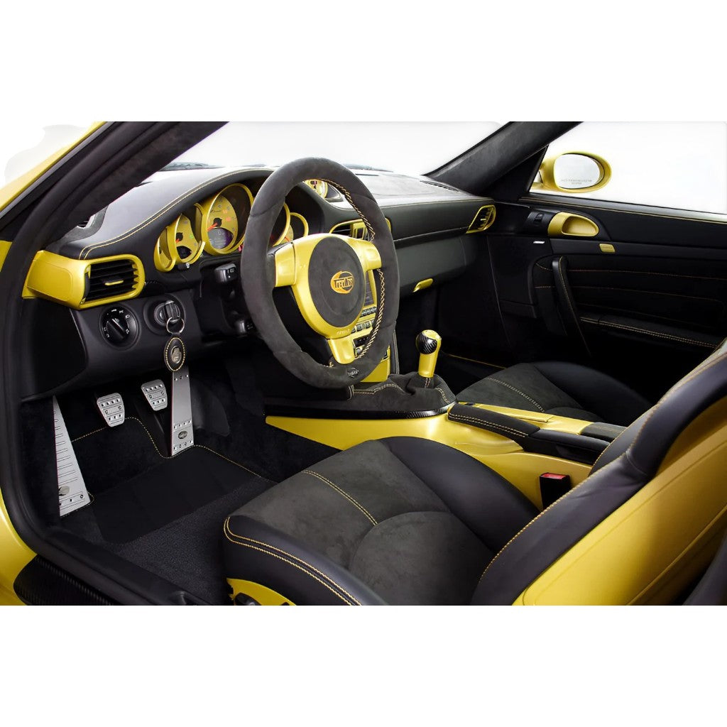 TECHART 097.460.452.009 Aluminum Foot Rest (LHD), Titan Photo-2 