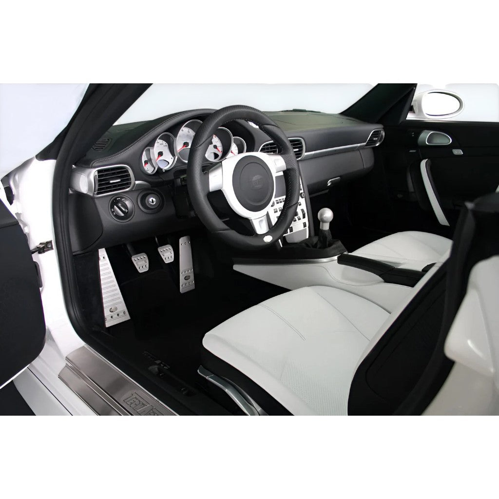 TECHART 097.460.452.009 Aluminum Foot Rest (LHD), Titan Photo-3 