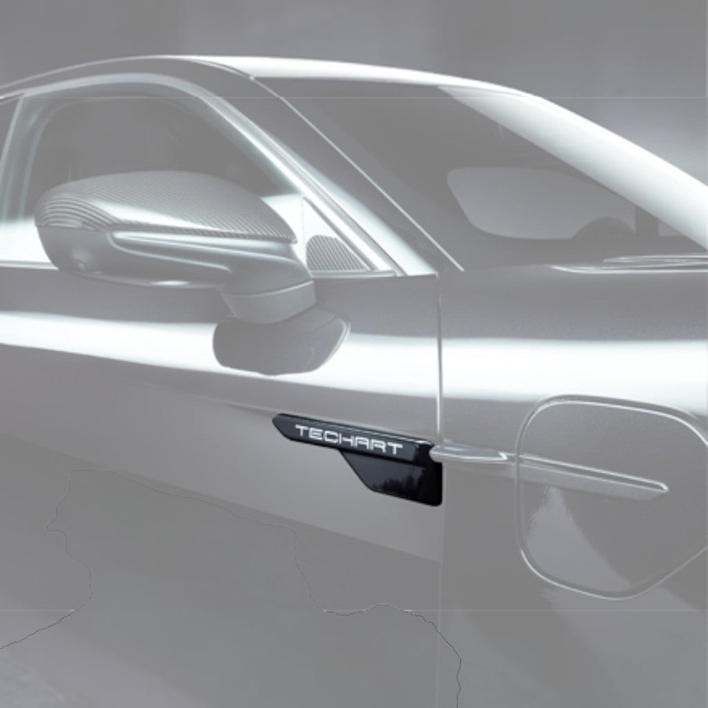 TECHART 09J.100.360.009 Trim Cover with TECHART Logo for PORSCHE Taycan (9J1) Photo-0 