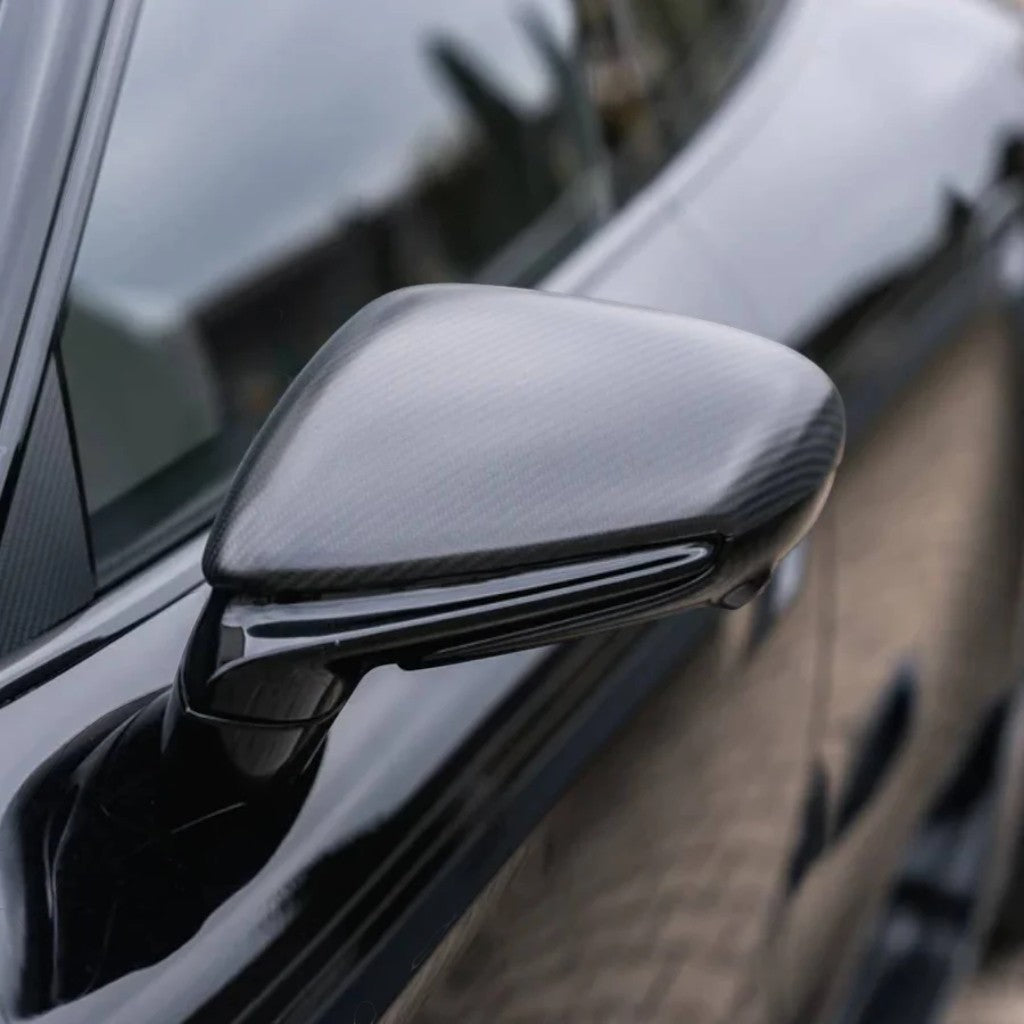TECHART 09J.121.320.009 Side Mirror Trims for PORSCHE Taycan (9J1) Photo-3 