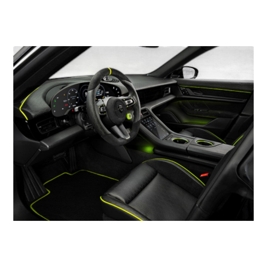 TECHART 09J.410.410.CCC TECHART Floor Mat Sets LHD (4 Pcs) for PORSCHE Taycan (9J1) Photo-2 