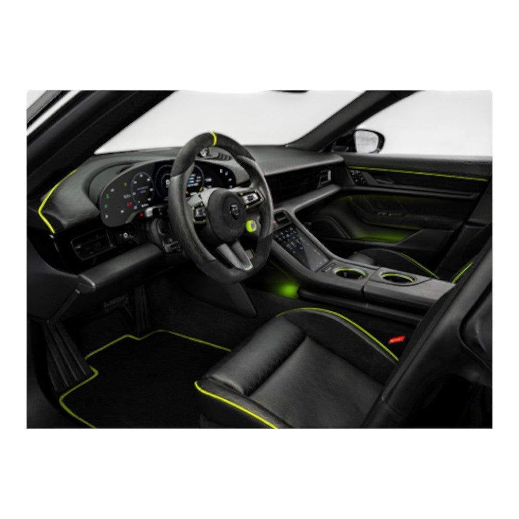 TECHART 09J.430.376.CCC TECHART Leather 3-Spokes Steering Wheel Type 6 for PORSCHE Taycan (9J1) Photo-1 