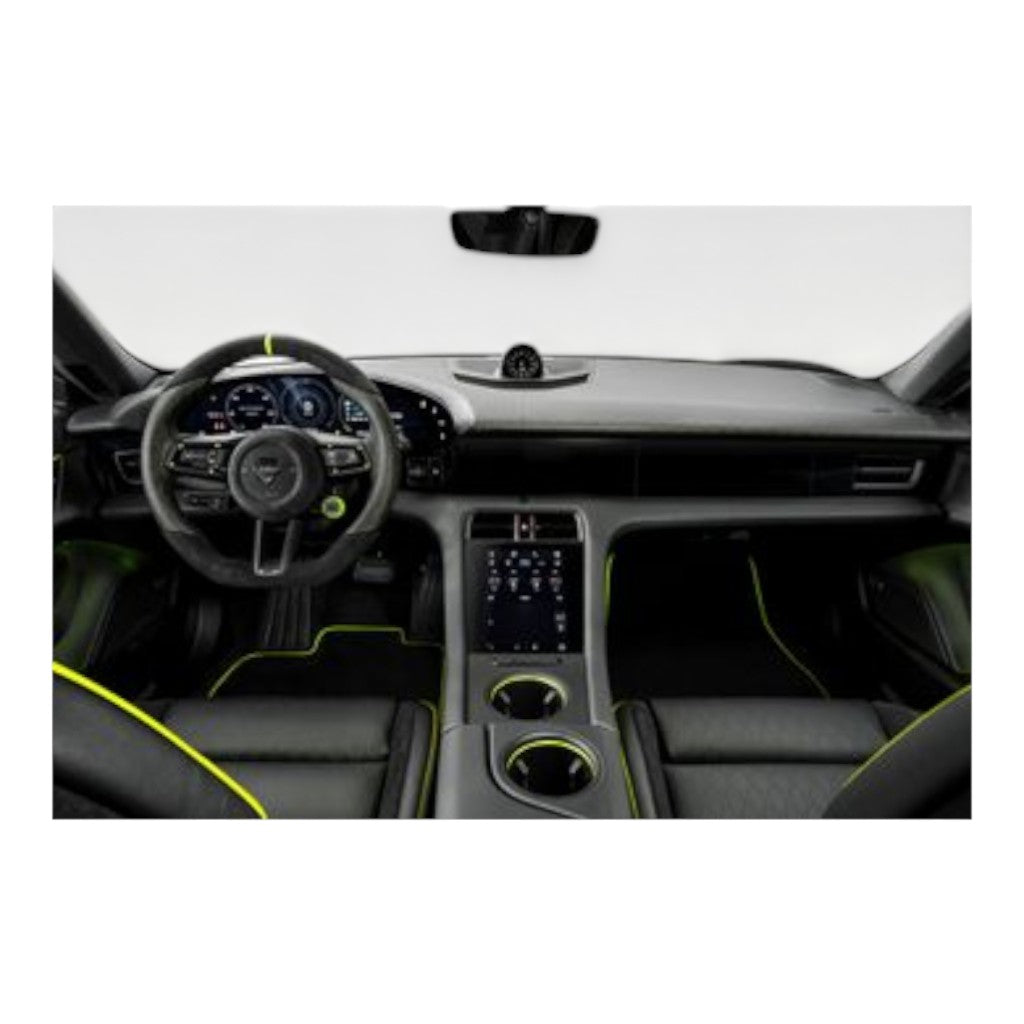 TECHART 09J.430.376.CCC TECHART Leather 3-Spokes Steering Wheel Type 6 for PORSCHE Taycan (9J1) Photo-2 