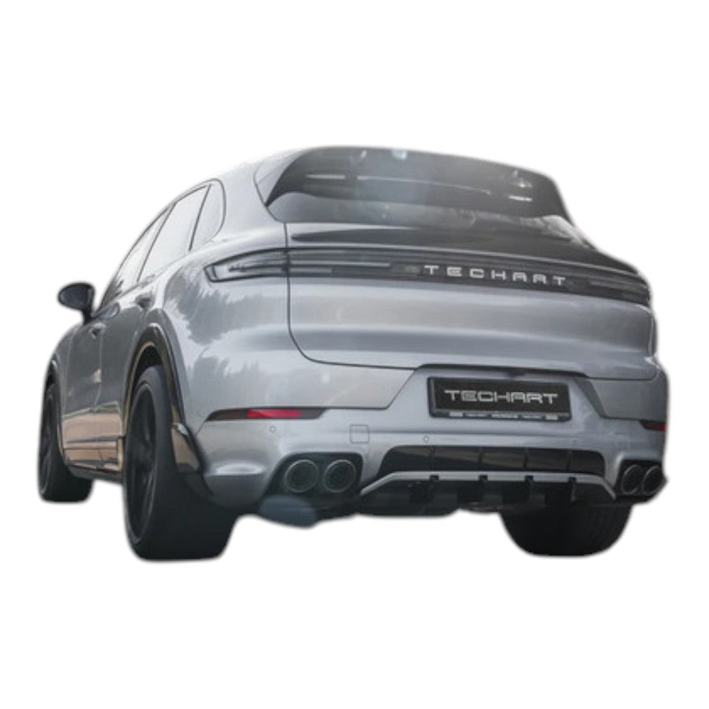 TECHART 09Y.100.502.009 Rear Diffuser Add-On Including AeroWings for PORSCHE Cayenne E-Hybrid/S/S E-Hybrid (E3.1/E3.2) Photo-4 