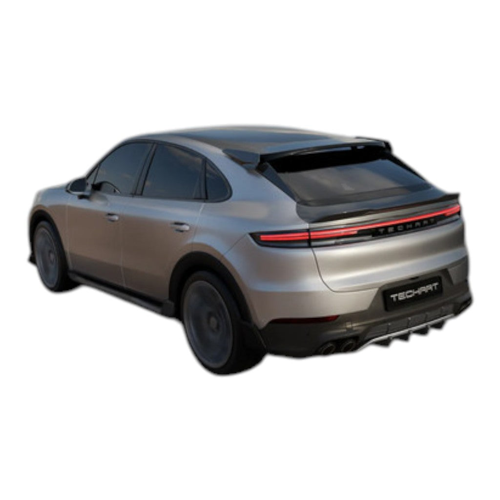 TECHART 09Y.100.582.009 Rear Diffuser Add-On Four Fast Fins for PORSCHE Cayenne E-Hybrid/S/S E-Hybrid/GTS/Turbo E-Hybrid (E3.2) Photo-4 
