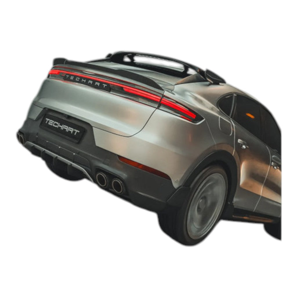 TECHART 09Y.100.582.009 Rear Diffuser Add-On Four Fast Fins for PORSCHE Cayenne E-Hybrid/S/S E-Hybrid/GTS/Turbo E-Hybrid (E3.2) Photo-5 