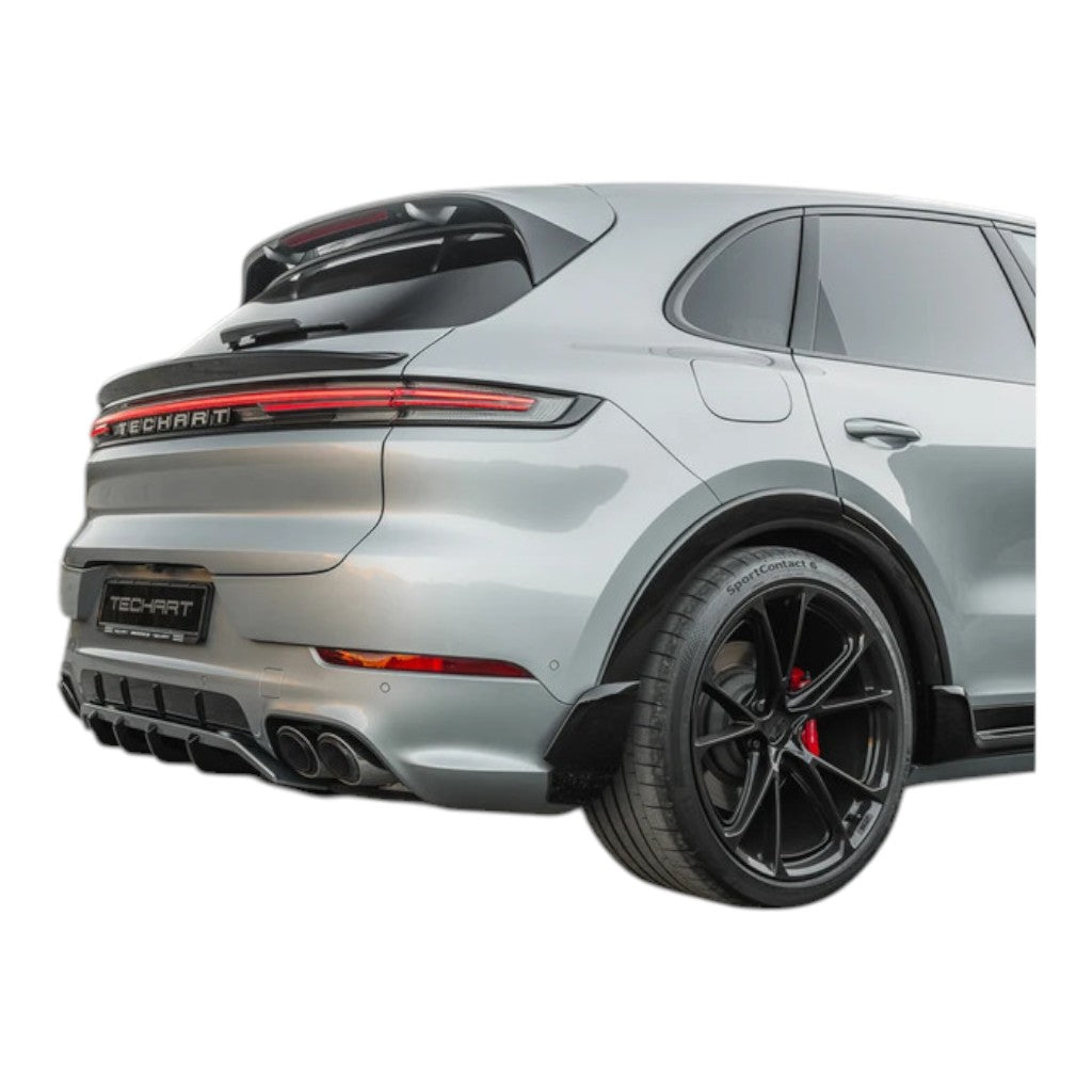 TECHART 09Y.100.582.009 Rear Diffuser Add-On Four Fast Fins for PORSCHE Cayenne E-Hybrid/S/S E-Hybrid/GTS/Turbo E-Hybrid (E3.2) Photo-7 