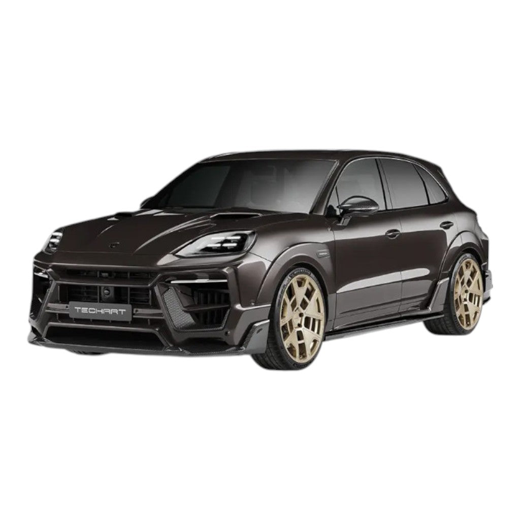 TECHART 09Y.121.152.110M Splitter Carbon Matte for PORSCHE Cayenne (E3.2) Photo-0 