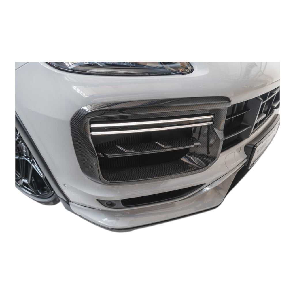 TECHART 09Y.121.185.009G Frame Air Intake Visible Carbon, Glossy for PORSCHE Cayenne Turbo GT (E3.1) Photo-2 