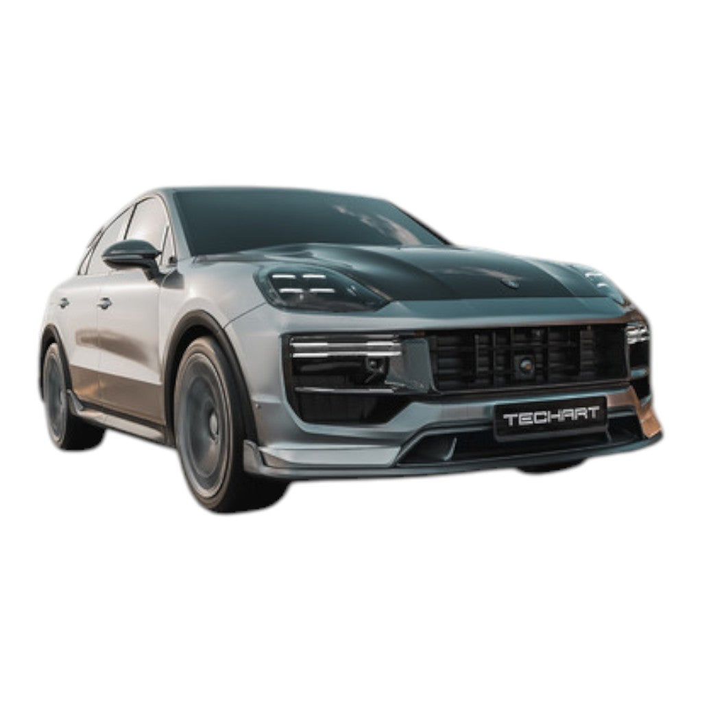 TECHART 09Y.121.189.009G Front Grille, Visible Carbon Glossy for PORSCHE Cayenne Turbo E-Hybrid (E3.2) Photo-5 