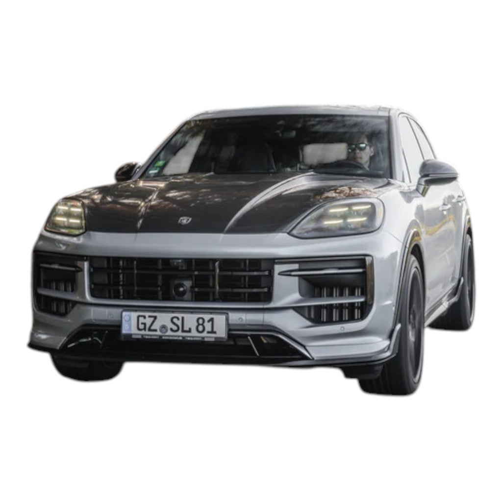 TECHART 09Y.121.198.009M Aero Engine Hood (Carbon), Visible Carbon Matte for PORSCHE Cayenne (E3.2) Photo-2 